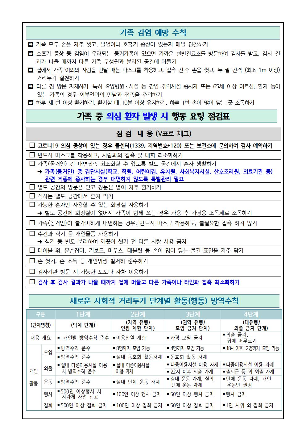 여름방학중 감염예방수칙 안내문002